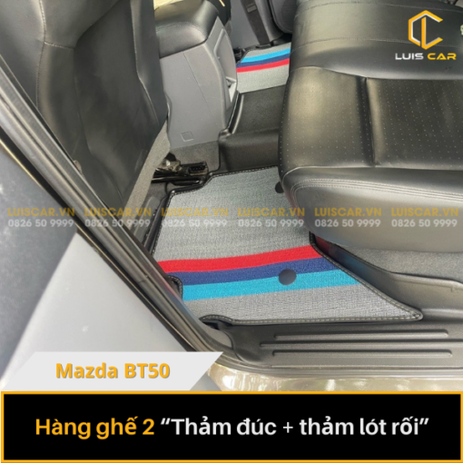 Thảm Lót Sàn Ô Tô TPE Đúc Cho Xe Mazda BT50 đời 2014 - 2021