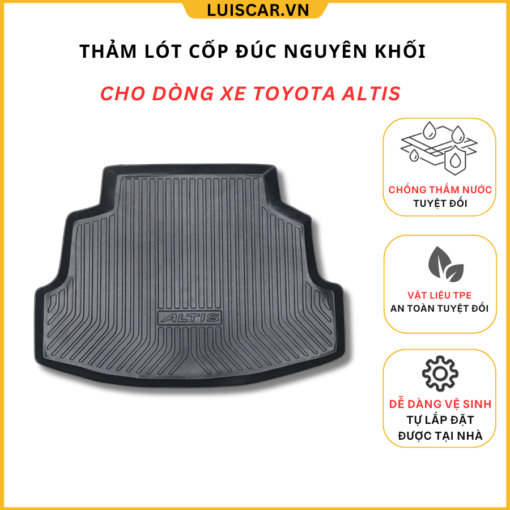 thảm lót cốp xe toyota altis