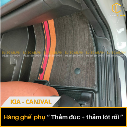 Thảm Lót Sàn Ô Tô TPE Đúc Cho Xe Kia Canival