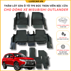 Thảm Lót Sàn Ô Tô TPE Đúc Cho Xe Mitsubishi Outlander 2016 - 2021