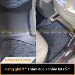 Thảm Lót Sàn Ô Tô TPE Đúc Cho Xe Nissan Navara