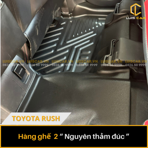 Thảm Lót Sàn Ô Tô TPE Đúc Cho Xe Toyota Rush