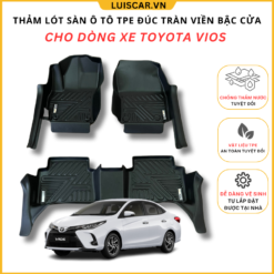 Thảm Lót Sàn Ô Tô TPE Đúc Cho Xe Toyota Vios đời 2014 - 2023