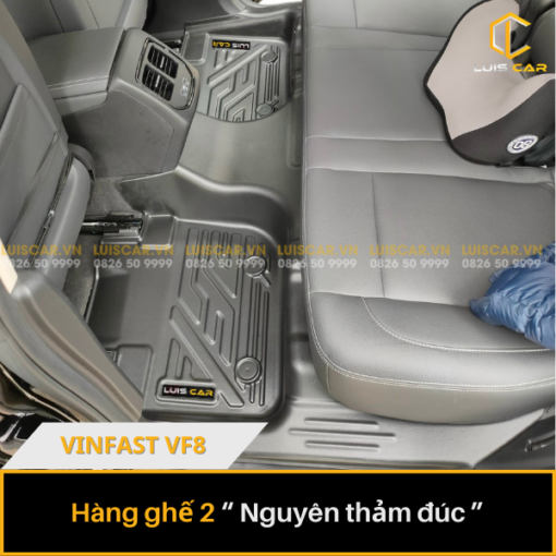 Thảm Lót Sàn Ô Tô TPE Đúc Cho Xe Vinfast Vf8 Đời 2023 - Hiện Tại