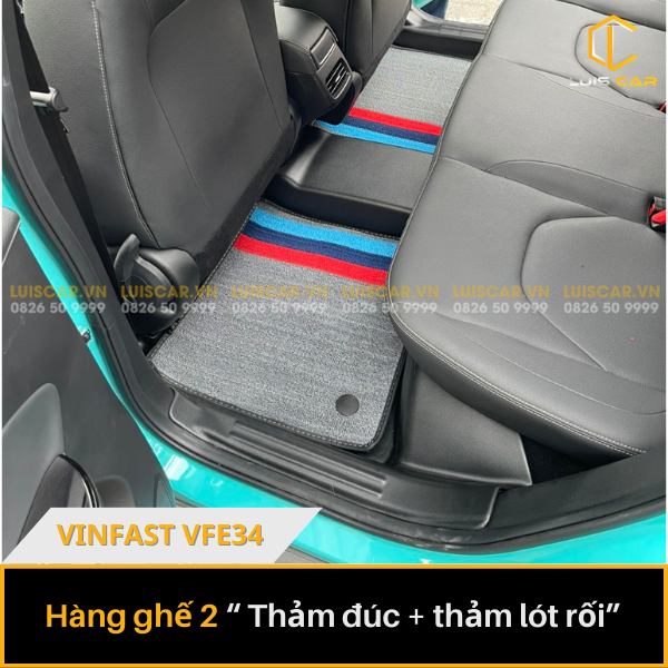 Thảm Lót Sàn Ô Tô TPE Đúc Cho Xe Vinfast Vfe34 Đời 2022 - Hiện Tại