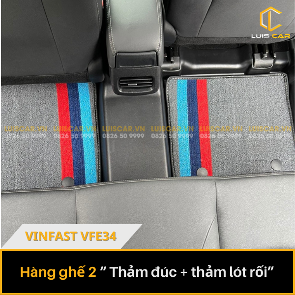 Thảm Lót Sàn Ô Tô TPE Đúc Cho Xe Vinfast Vfe34 Đời 2022 - Hiện Tại